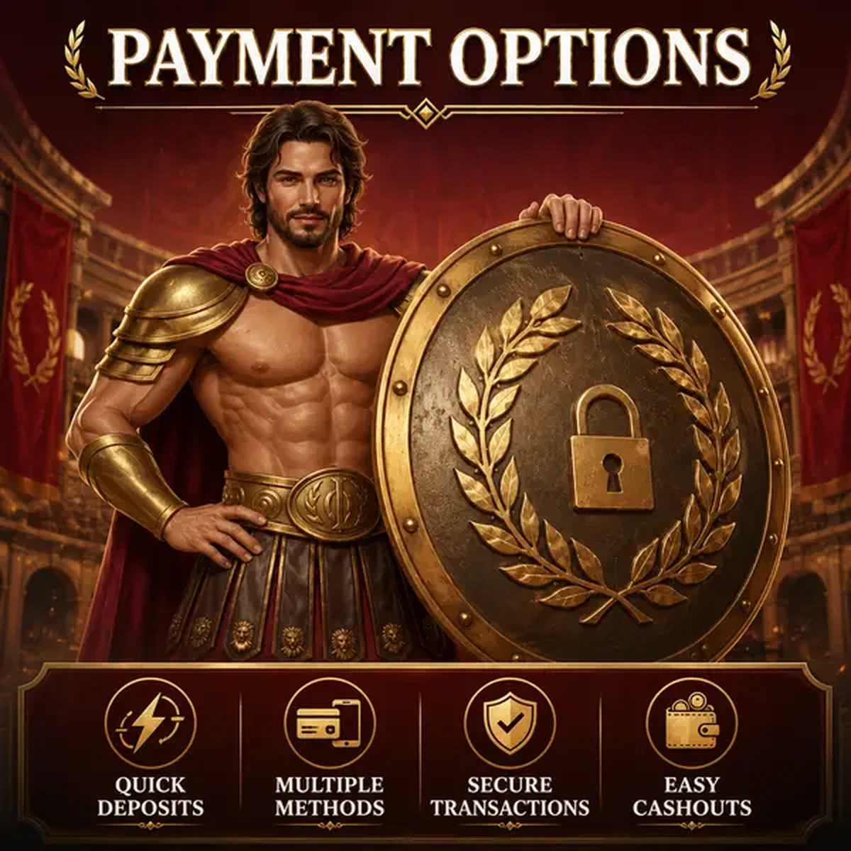 Legiano Laureate presenting secure payment methods at trusted gaming arena